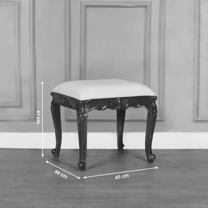 knee length dresses for ladies Rustique Dressing Table Stool - Natural main image 1