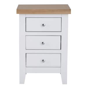 White Furniture - Large Bedside - Valencia Collection