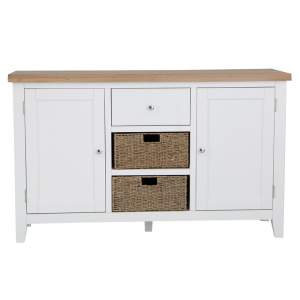 White Furniture - 2 door Sideboard - Valencia Collection