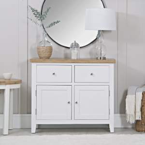 White Furniture - 2 Door 2 Drawer Sideboard - Valencia Collection