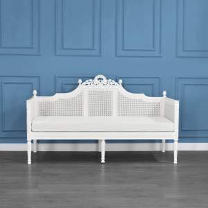 Louis XV - Antoinette Day Bed With White Twill Upholstery