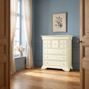 Versailles 9 Drawer Tall Chest – French Ivory